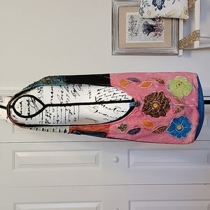 Large tie-dyed crossbody bag, NWOT